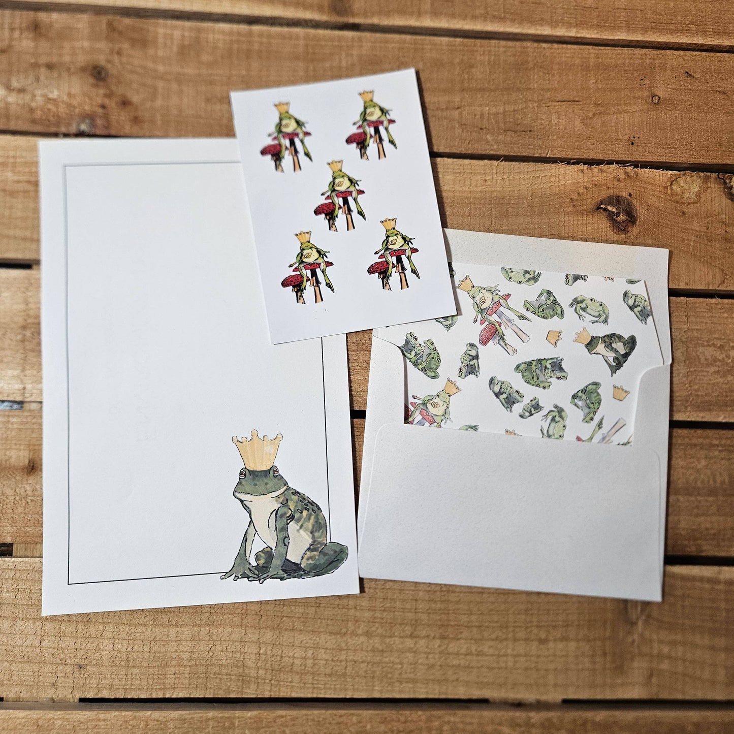Frog Prince Letter Writing Set