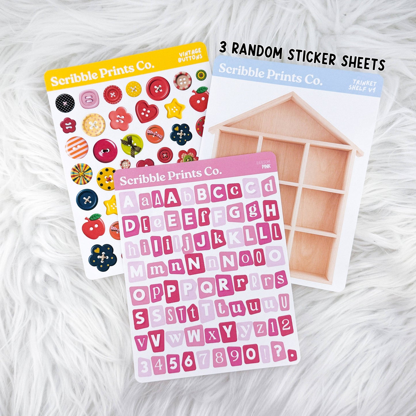 Junk Journal Sticker Starter Kit - Matte Stickers & Ephemera