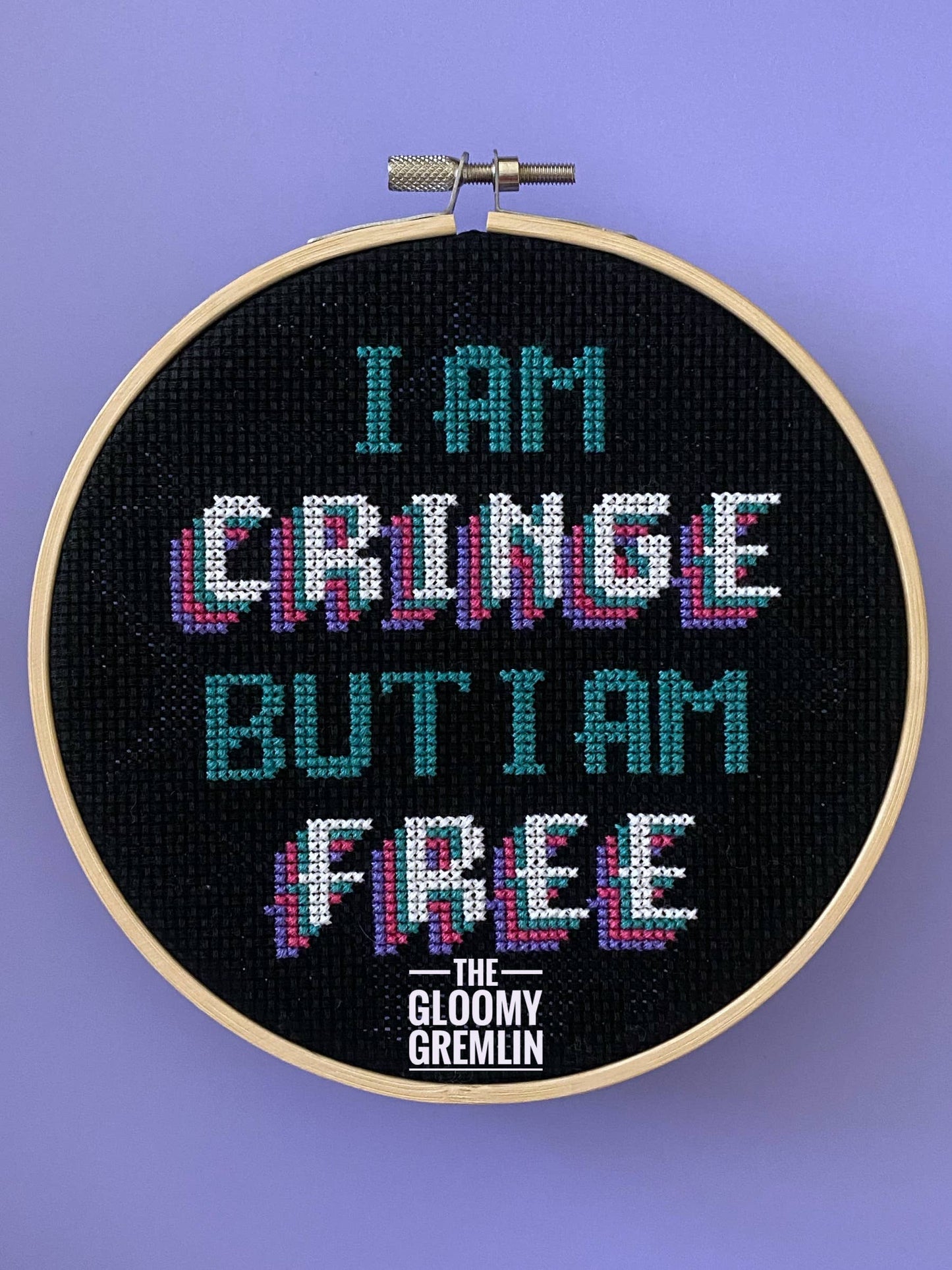Cringe But Free -  Cross Stitch Kit