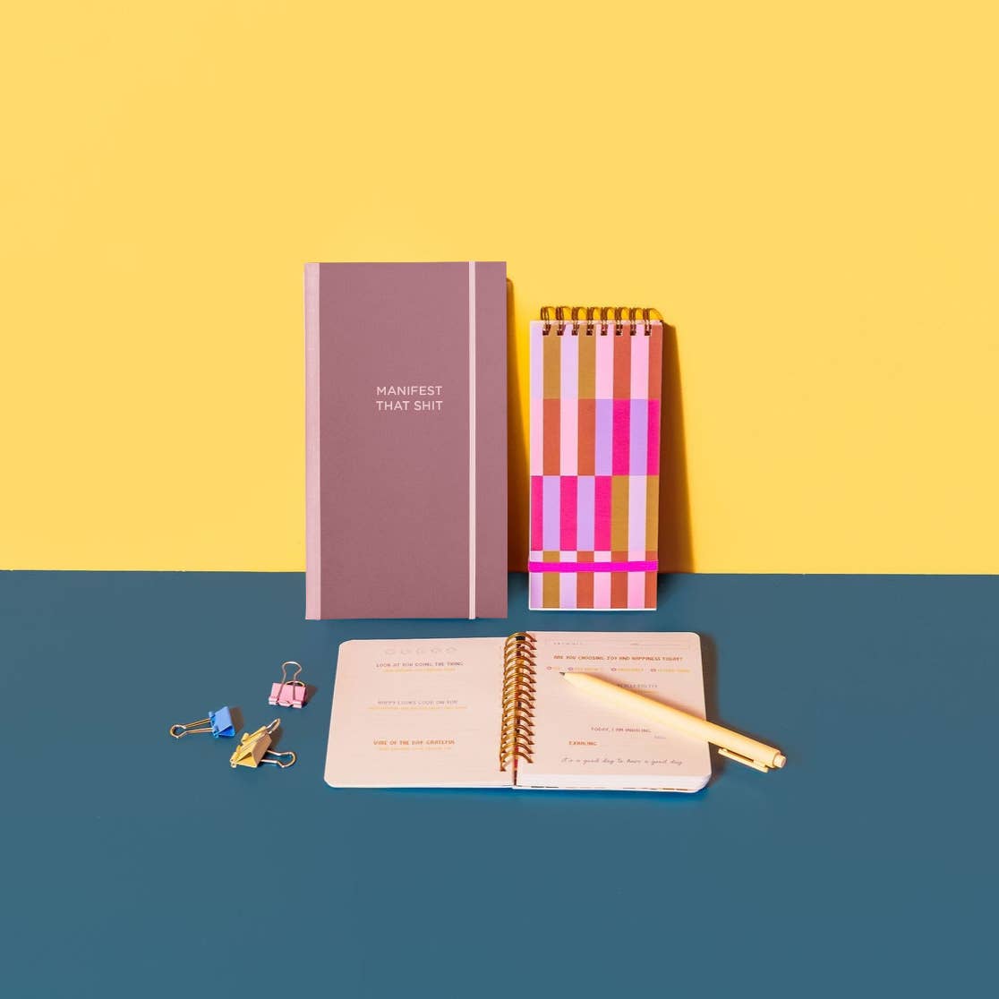 NEW! Skinny Notebooks: Manifest That Shit
