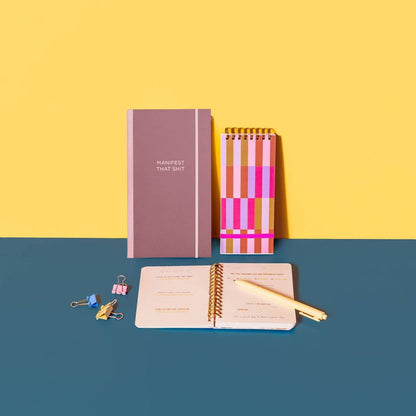 NEW! Skinny Notebooks: Manifest That Shit