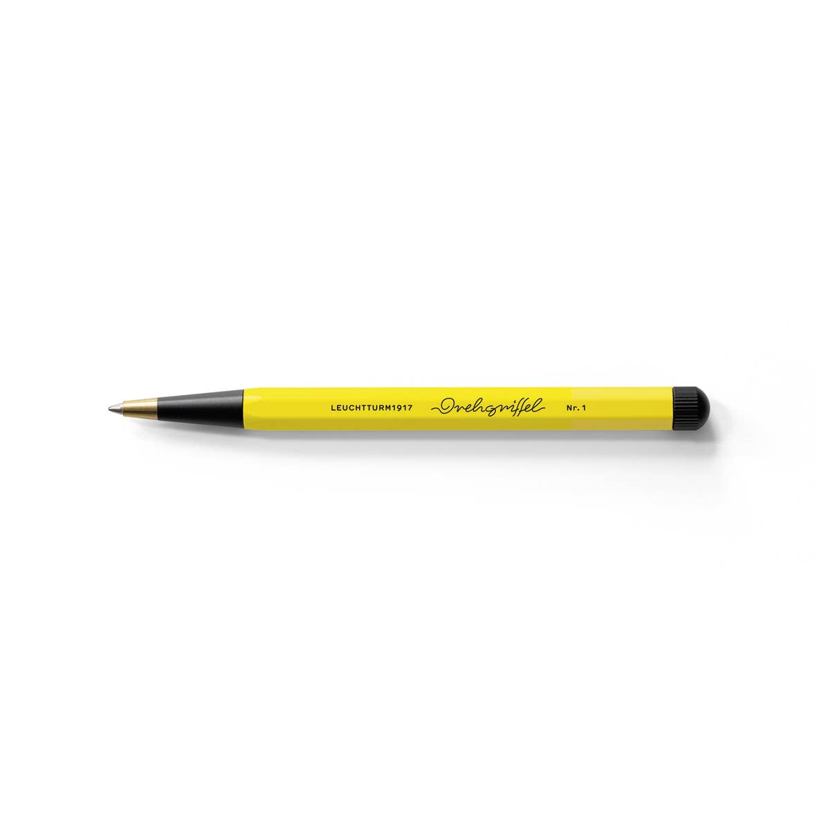 Bauhaus Edition - Drehgriffel Nr. 1 - Ballpoint Pen: Black / Lemon