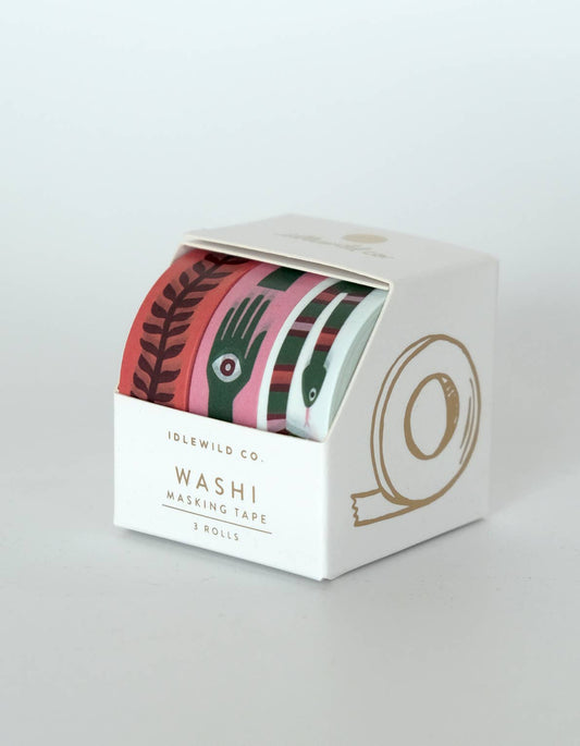 Washi Tape, Set of 3 | Folk Art Prints
