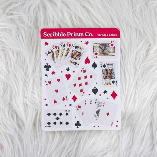 Vintage Cards – Deco // Matte Journal Stickers