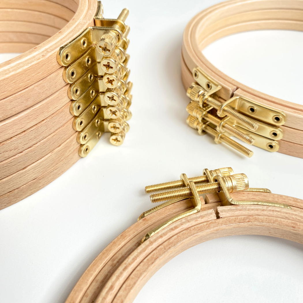Beechwood Embroidery Hoops,  Cross Stitch Hoop Frames: 4 inch