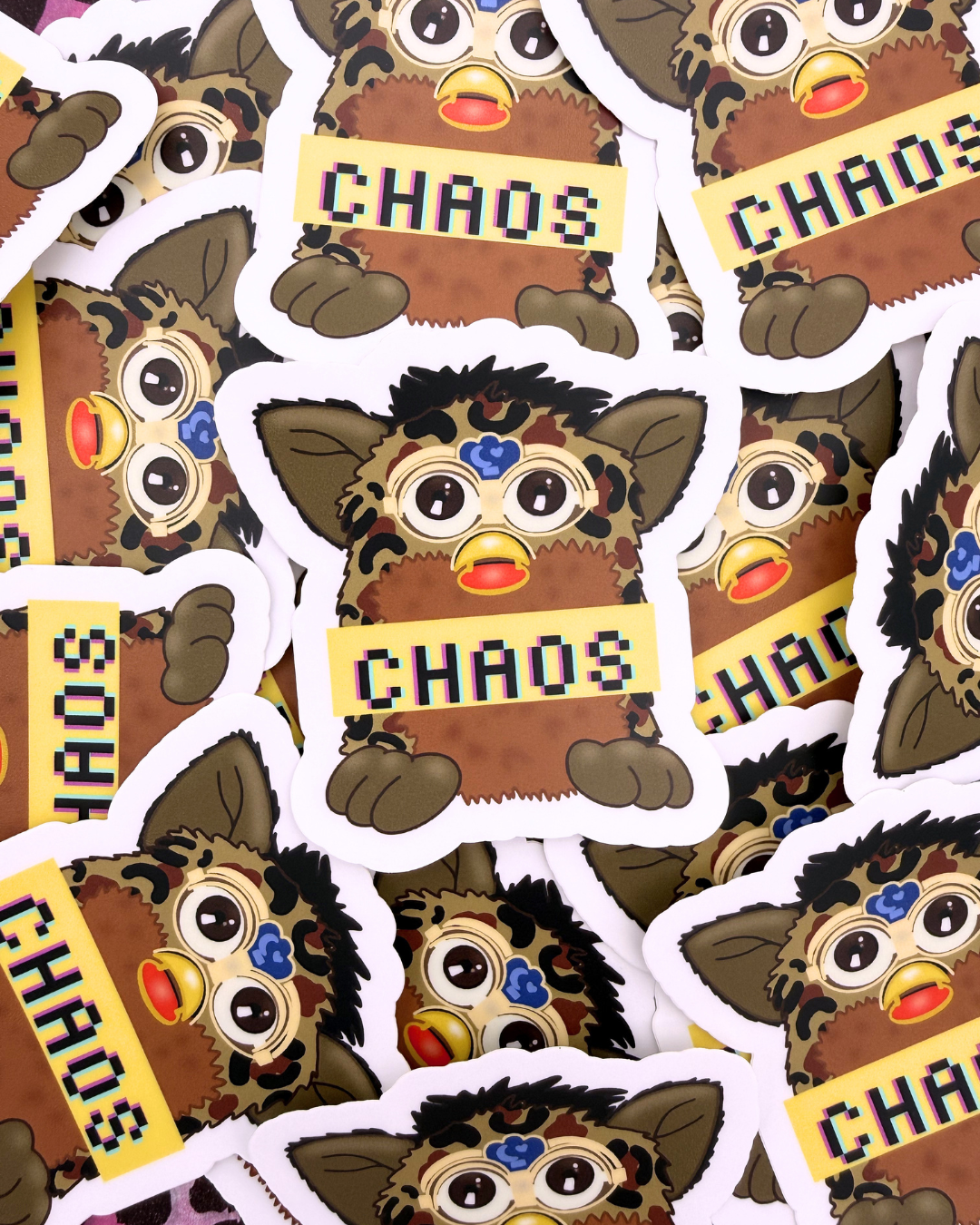 Vinyl Sticker - CHAOS Furby