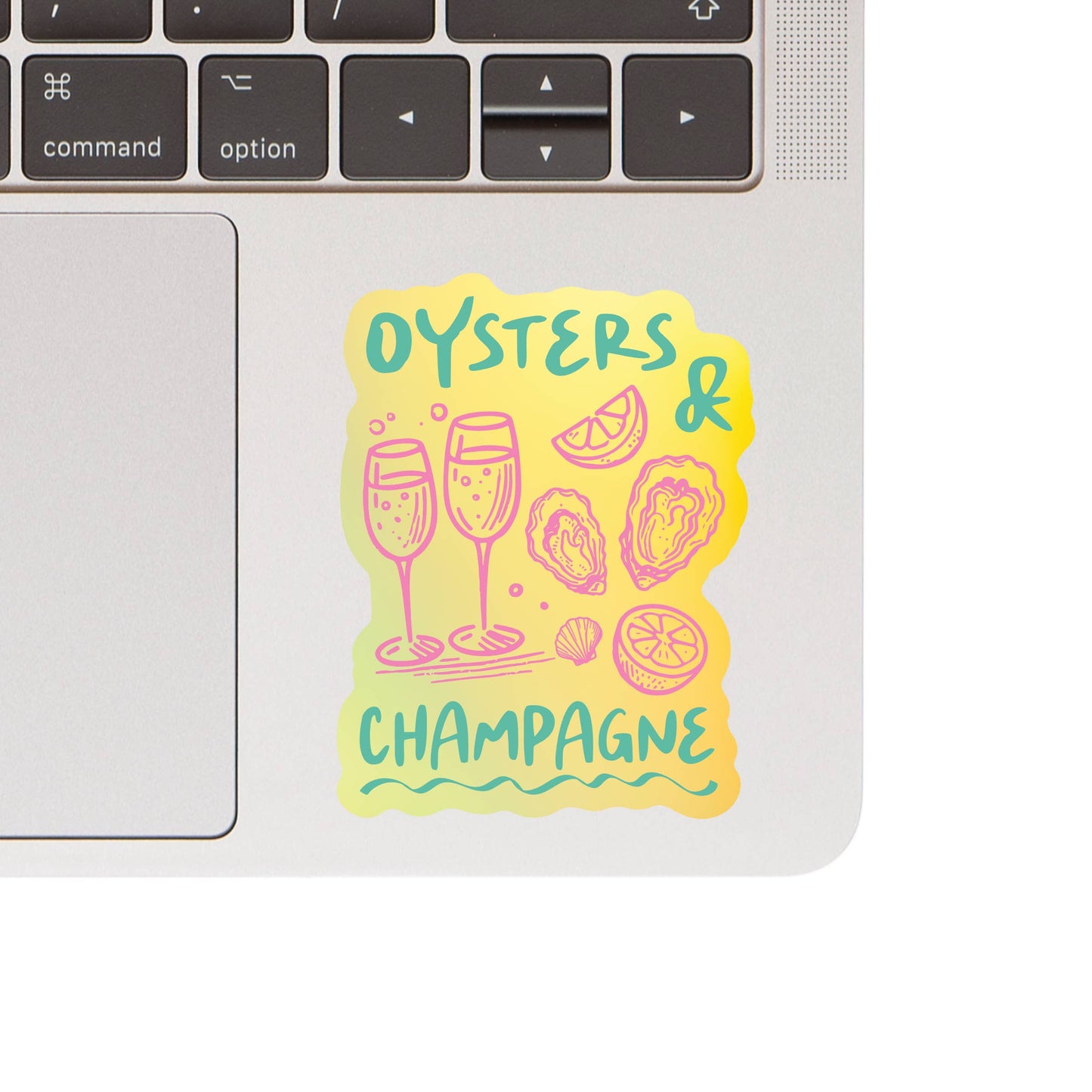 Brunch Oyster Booze Seaside Drink High Quality Vinyl Sticker
