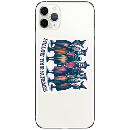 Girl Gang Funny Retro Vintage High Quality Vinyl Sticker