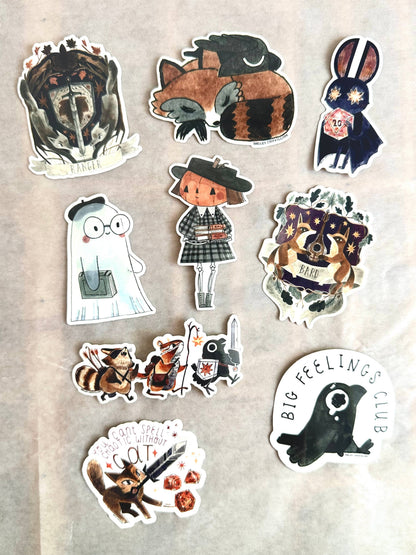 Big Feelings Club - Stay Soft - sticker