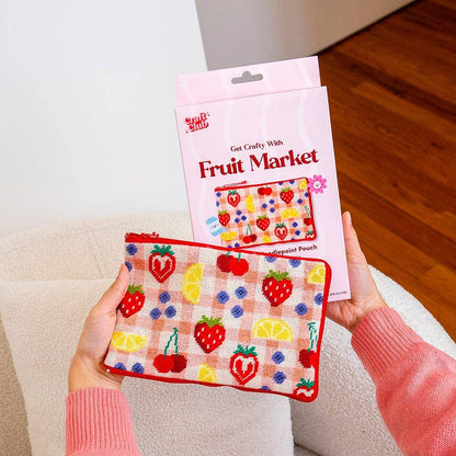 FRUIT MARKET | Needlepoint Pouch Kit