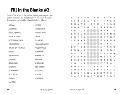 Curiously Quirky Word Searches