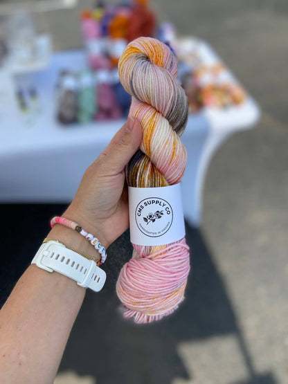 Ghoul Gang Colorway - Artisan Dyed Yarn - Multiple Bases: CMS Sport