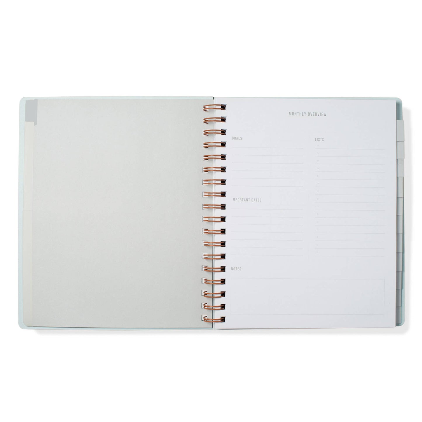 UTILITY NON-DATED MONTHLY PLANNER