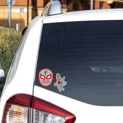 Cool Devil Diablo Loteria Game High Quality Vinyl Sticker