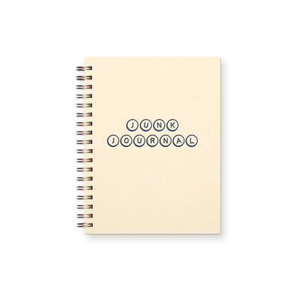 Junk Journal Beads Journal : Dot Grid Notebook