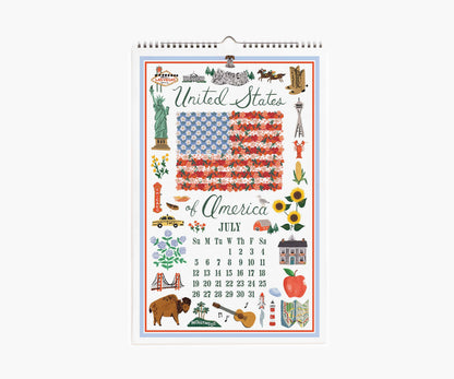 2026 World Travel Wall Calendar