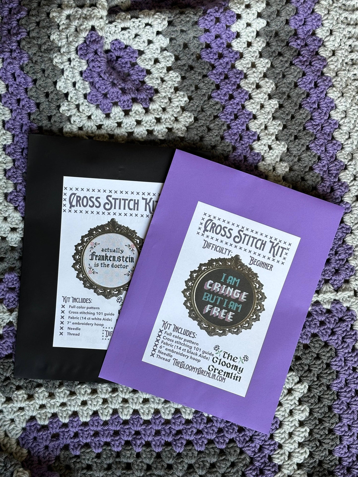 Cringe But Free -  Cross Stitch Kit