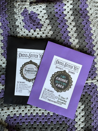 Cringe But Free -  Cross Stitch Kit
