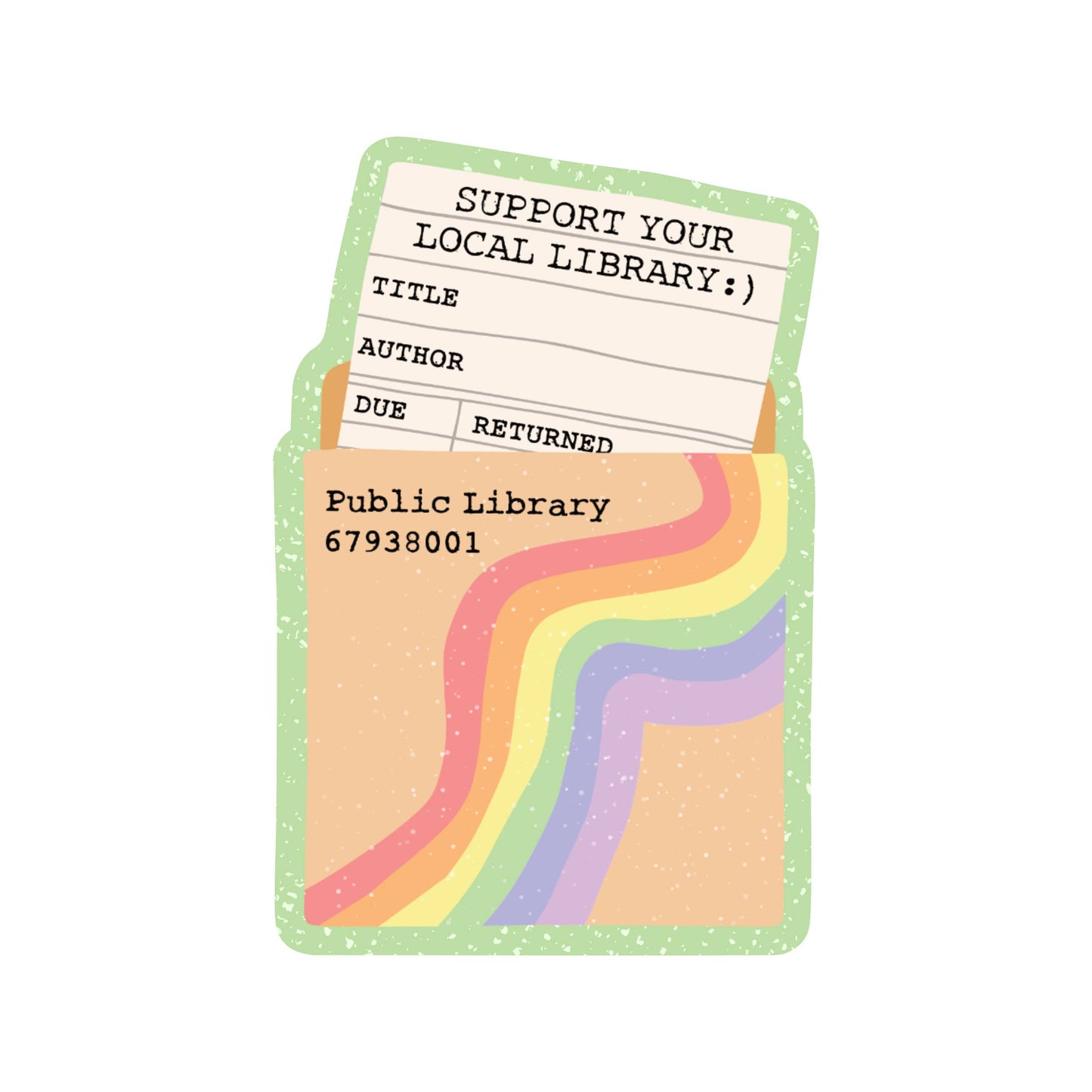Library Book Read Community High Quality Vinyl Sticker