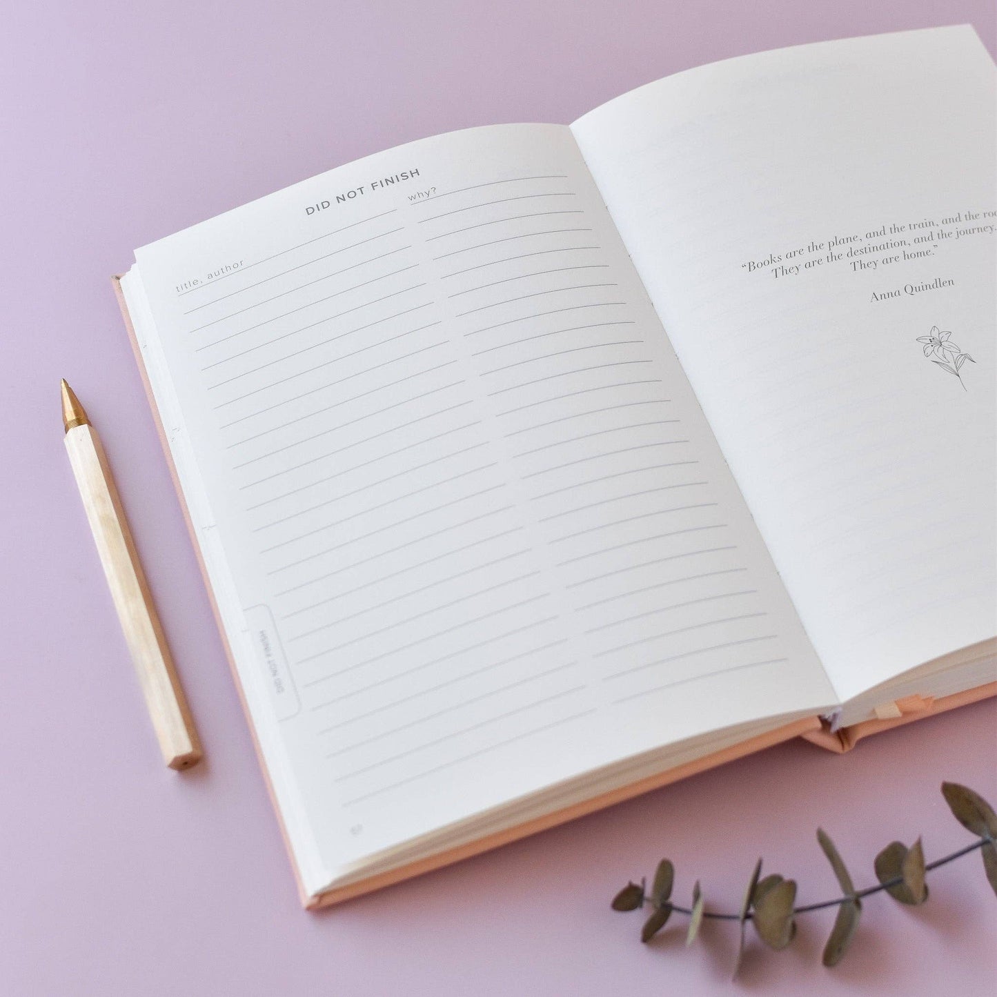 Reading Journal (Avid Reader): Blush