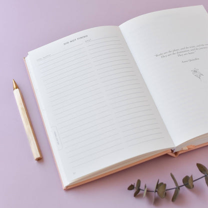 Reading Journal (Avid Reader): Blush