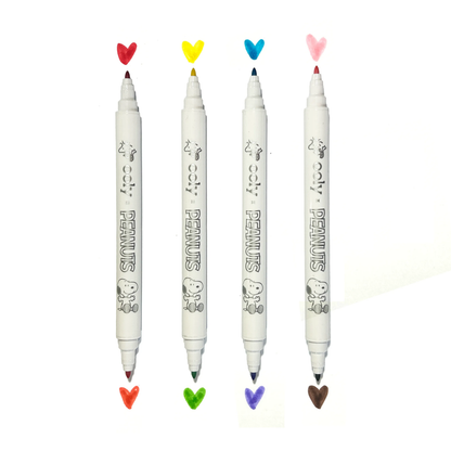 OOLY x Peanuts: Activity Travel Kit & 4 Double-Ended Markers