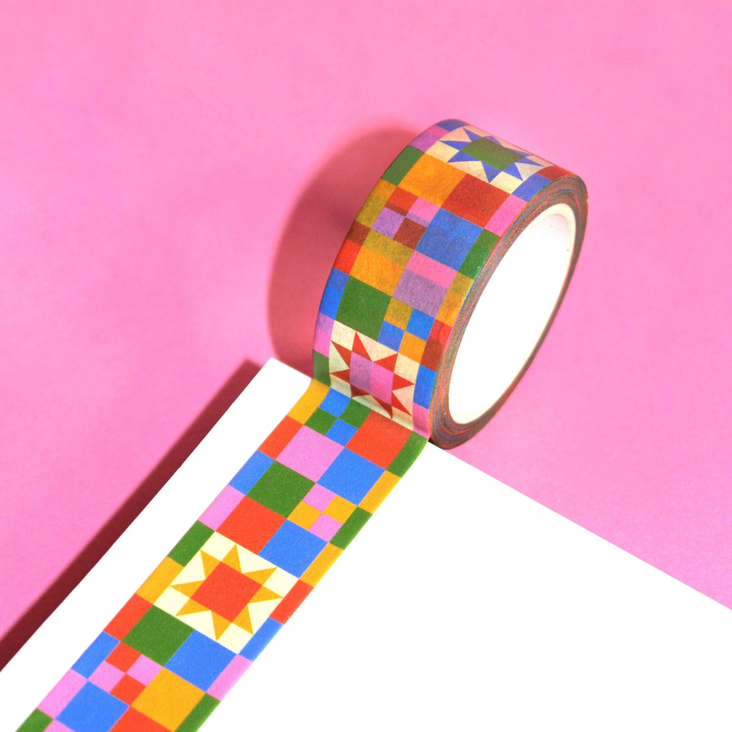"Heirloomed Stars" Retro Star Quilt Inspired Washi Tape