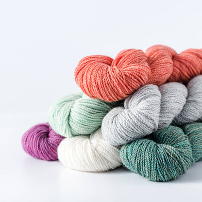 Camper: Fingering weight 100% wool yarn: Lichen Heather