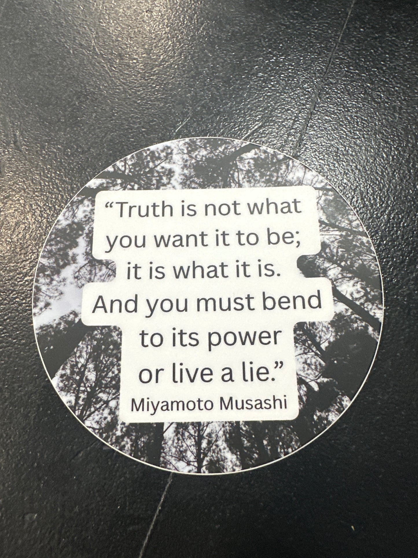Musashi Quote Sticker