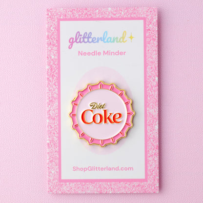 Diet Soda Bottle Cap Needle Minder