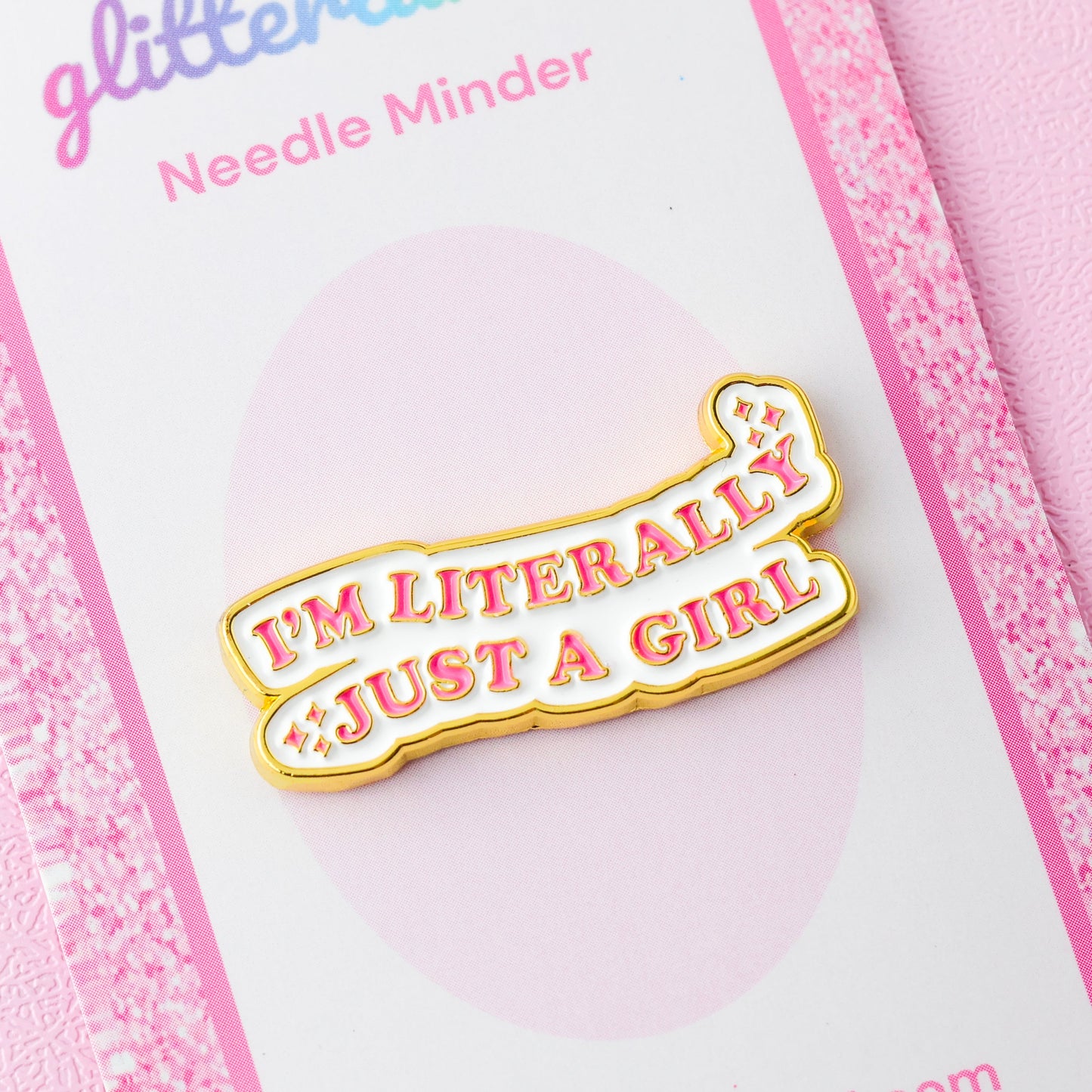 Literally Just A Girl Minder Magnet