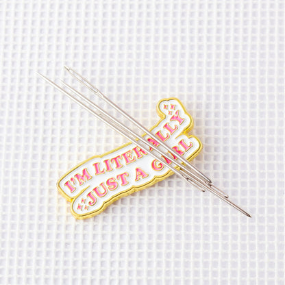 Literally Just A Girl Minder Magnet