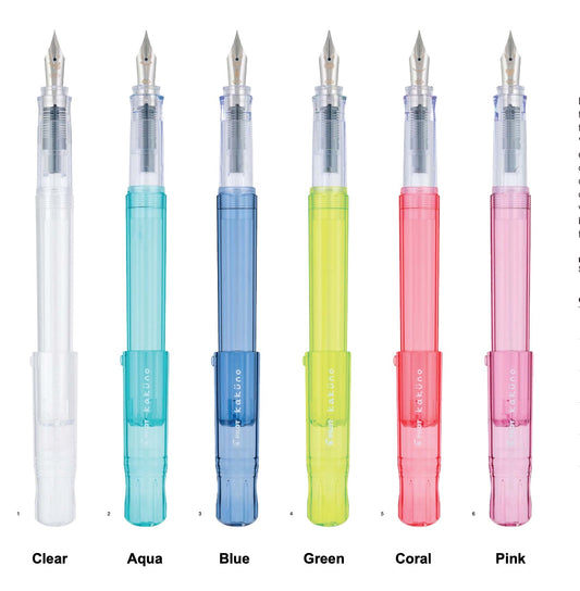 Kaküno Fountain Pen- Clear Blue