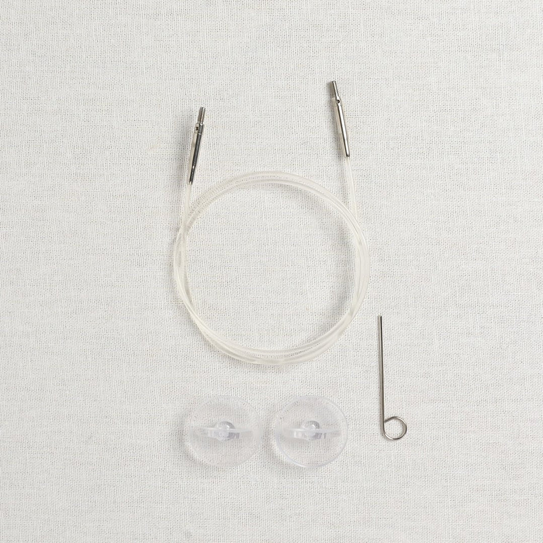 Lykke Clear Interchageable Swivel Cord [ 5" IC tips]