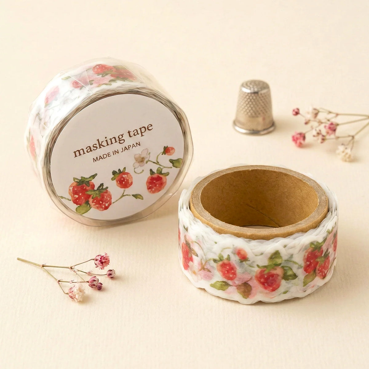 Washi Tape Palette Masking Tape Die-Cut Strawberry