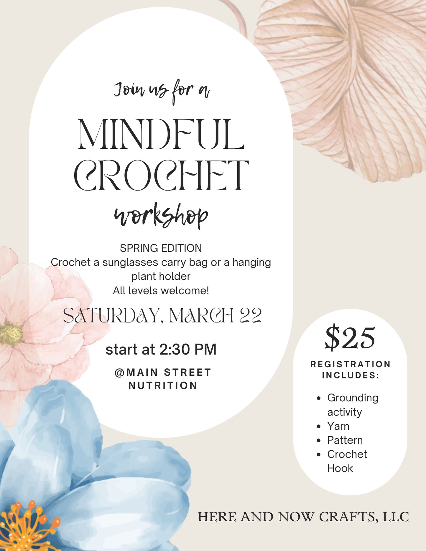 Mindful Crochet Workshop