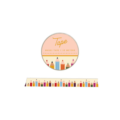 Pencil Pattern Washi Tape
