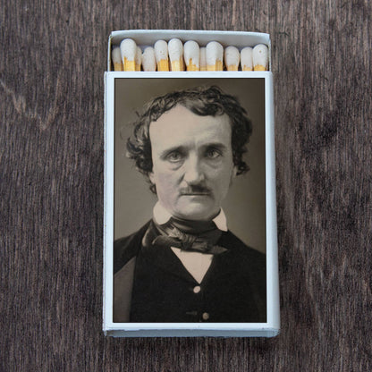 Edgar Allan Poe Matchbox • Decorative Matches • Candle Acc