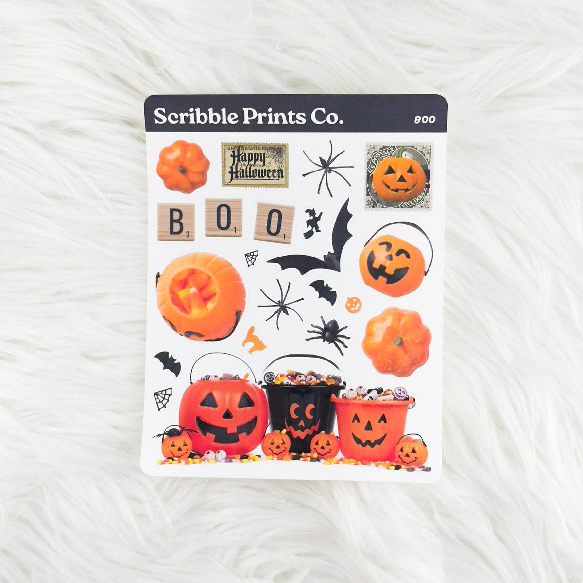 Boo Deco Sticker Sheet