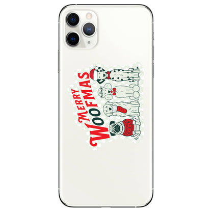 Holiday Christmas Puppy Dog Pet High Quality Vinyl Sticker