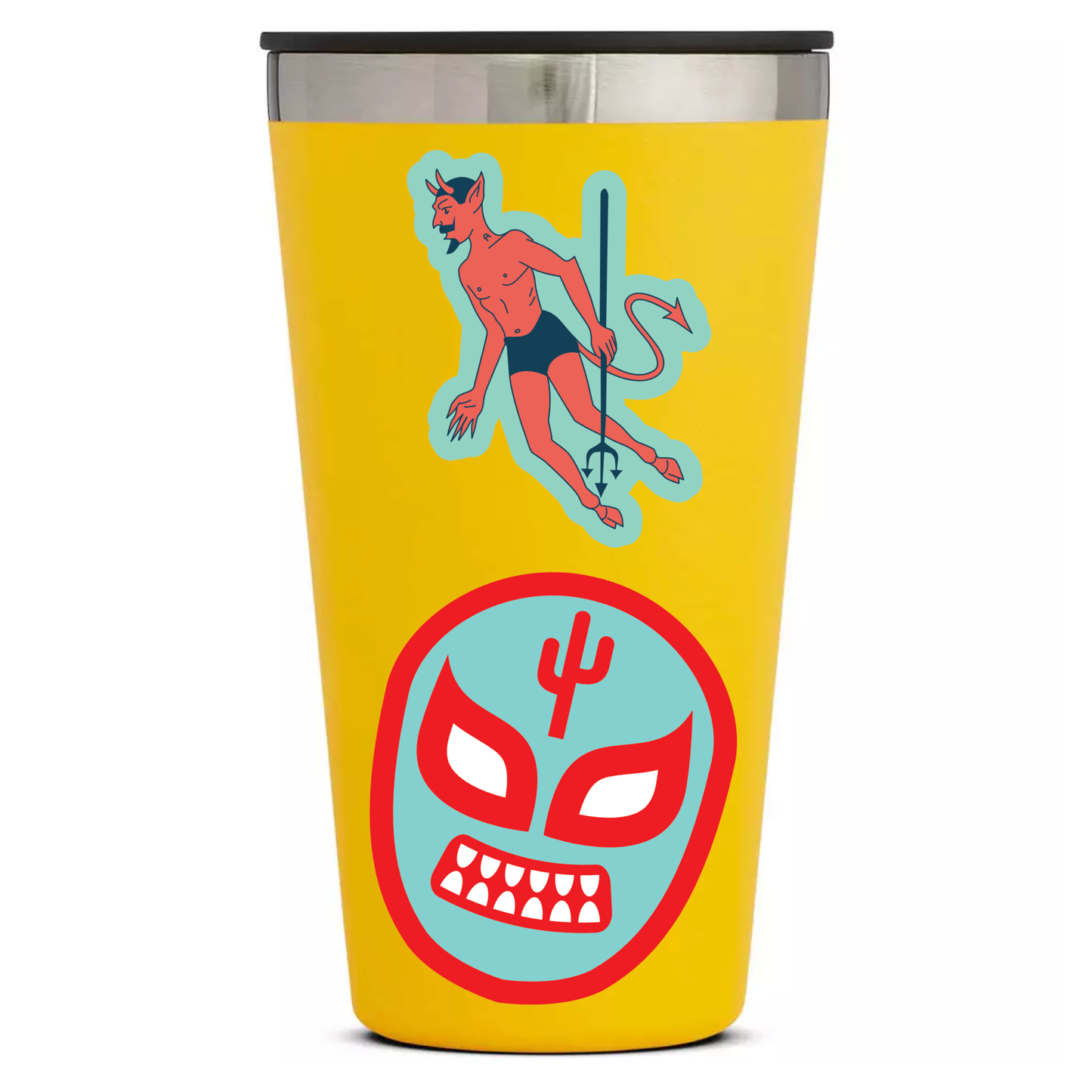 Cool Devil Diablo Loteria Game High Quality Vinyl Sticker
