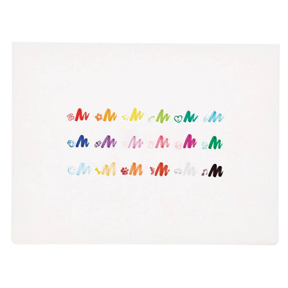 Stampables: Double-Ended Brush & Stamp Markers (Set of 18)