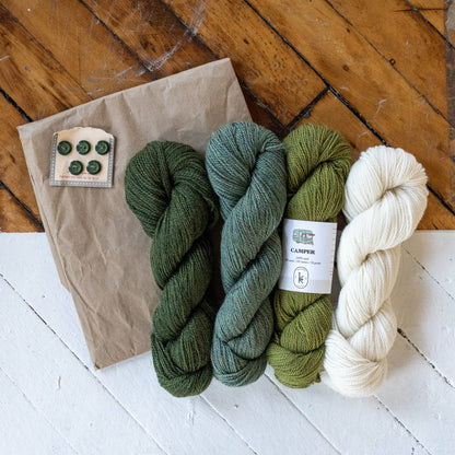 Camper: Fingering weight 100% wool yarn: Orchid Heather