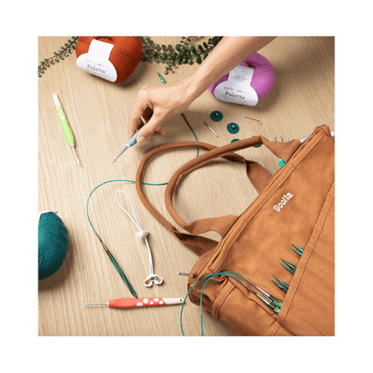 Soolla Studio Artist Bag, Becca Sands, Crochet Project Bag
