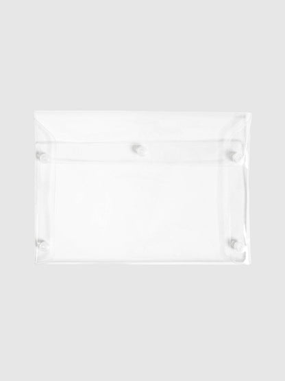 Essentials Pouch | Clear Snaps | Large