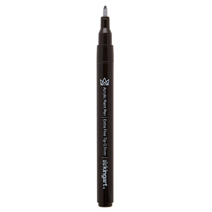 PRO Acrylic Paint Pens Extra Fine - Black & White 6 pc