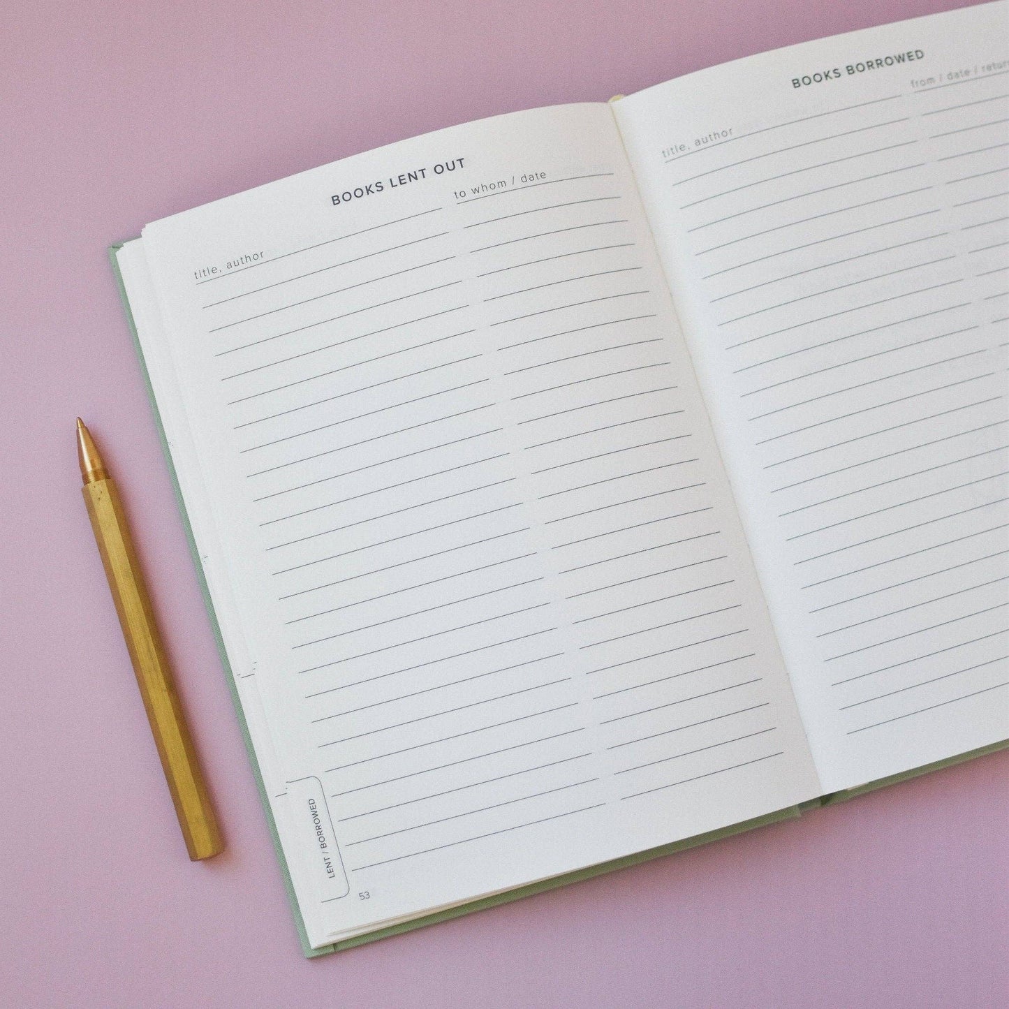 Reading Journal (Original): Green