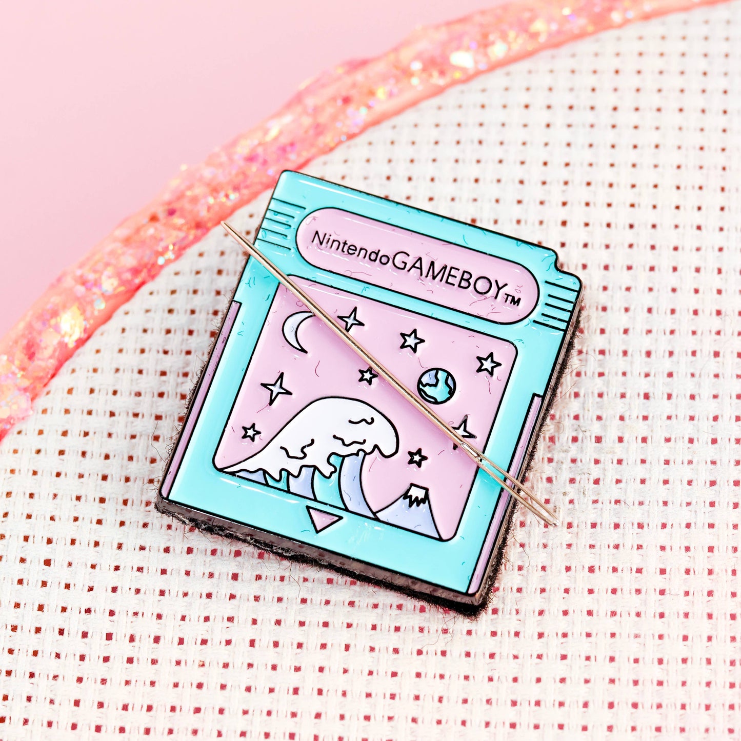 Retro Game Needle Minder Magnet