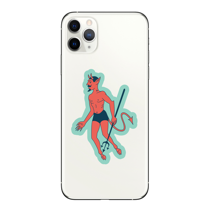 Cool Devil Diablo Loteria Game High Quality Vinyl Sticker