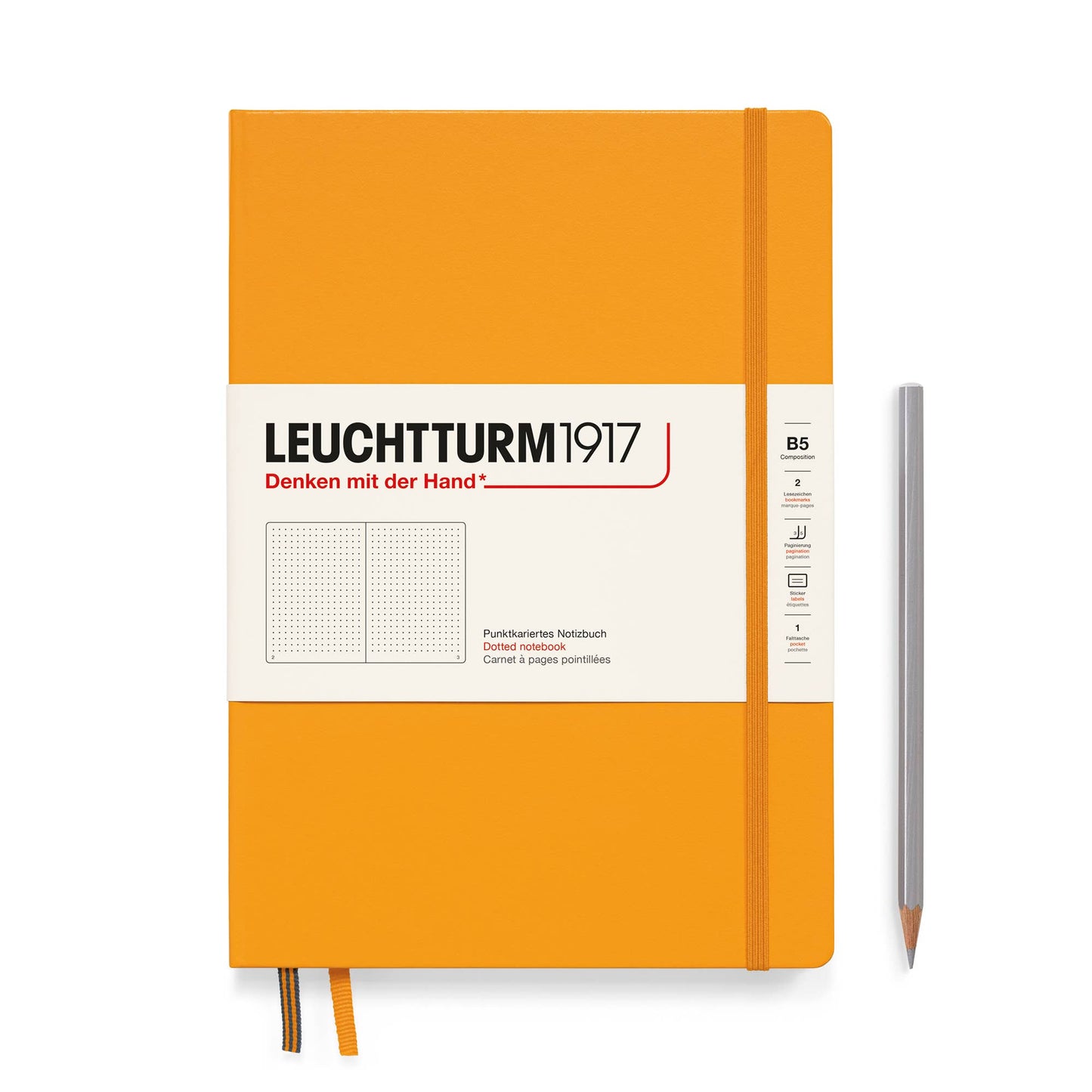 Notebooks - Composition (B5): Sage / Hardcover / Dotted